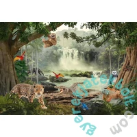 Schmidt 100 db-os Schleich puzzle figurával - Wild life in the rainforest (56467)