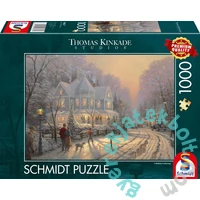 Schmidt 1000 db-os puzzle - A Holiday Gathering, Thomas Kinkade (58627)
