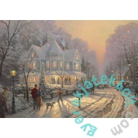 Schmidt 1000 db-os puzzle - A Holiday Gathering