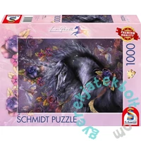 Schmidt 1000 db-os puzzle - Blue Rose, Laurie Prindle (58512)