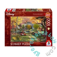 Schmidt 1000 db-os puzzle - Disney, Fox and Hound, Thomas Kinkade (58050)