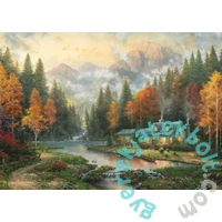 Schmidt 1000 db-os puzzle - Evening at Autumn lake