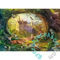Schmidt 1000 db-os puzzle - Fairy tale castle and forest magic (58878)