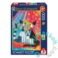Schmidt 1000 db-os puzzle - Happy cat family, Rosina Wachtmeister (58659)