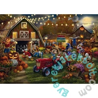 Schmidt 1000 db-os puzzle - Mickey and Minnie Pumpkin Festival