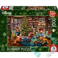 Schmidt 1000 db-os puzzle - Mickey and Minnie Trimming the Tree, Thomas Kinkade (58047)