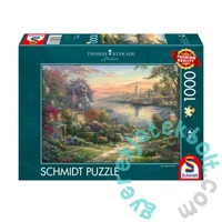 Schmidt 1000 db-os puzzle - New England Harbour, Thomas Kinkade (58785)
