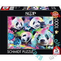 Schmidt 1000 db-os puzzle - Rainbow Pandas, Sheena Pike
