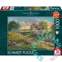 Schmidt 1000 db-os puzzle - Sunflower fields, Thomas Kinkade (58779)