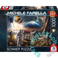 Schmidt 1000 db-os puzzle - The Final Frontier, Space Exploration, Michele Farella (58537)