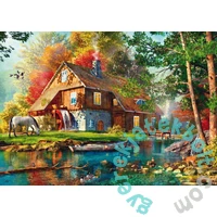 Schmidt 1000 db-os puzzle - Water mill in autumn (58881)
