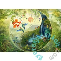 Schmidt 1000 db-os puzzle - Yin and Yang - In the forest of hummingbirds