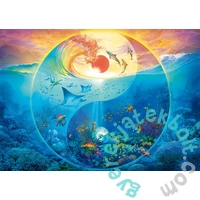 Schmidt 1000 db-os puzzle - Yin and Yang - In the realm of marine animals