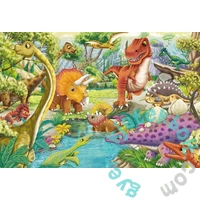 Schmidt 3 x 24 db-os puzzle - Dinosaur fun (56465)