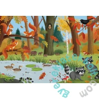 Schmidt 3x24 db puzzle - Forest and meadow animals (56581)