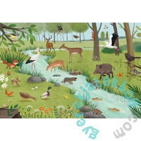 Schmidt 3x24 db puzzle - Forest and meadow animals (56581)