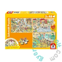 Schmidt 3x48 db puzzle - Fun at the zoo (56582)
