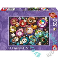 Schmidt 500 db-os puzzle - Coffee art kittens (59707)