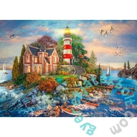 Schmidt 500 db-os puzzle - Lighthouse on the rock (59716)
