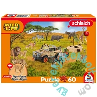 Schmidt 60 db-os Schleich puzzle figurával - In the Savannah(56466)