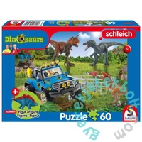 Schmidt 60 db-os Schleich puzzle figurával - Prehistoric giants (56461)