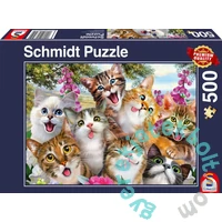 Schmidt 500 db-os puzzle - Cat Selfie (58391)