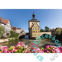 Schmidt 1000 db-os puzzle - Bamberg, Regnitz and Old Town hall (58397)
