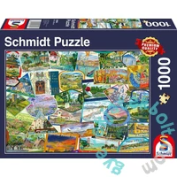Schmidt 1000 db-os puzzle - Travel Stickers (58984)