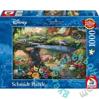 Schmidt 1000 db-os puzzle - Disney - Alice in Wonderland, Kinkade (59636)