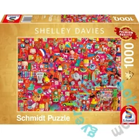 Schmidt 1000 db-os puzzle - Vintage Toys, Shelley Davies (59699)