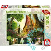 Schmidt 1000 db-os puzzle - House in the glade, Georgia Fellenberg (59909)