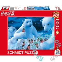 Schmidt 1000 db-os puzzle - Coca Cola - Polar bears (59913)