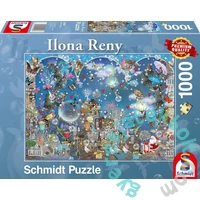 Schmidt 1000 db-os puzzle - Blue Night Sky,  Ilona Reny (59947)