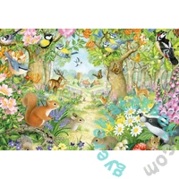 Schmidt 100 db-os puzzle - Animals in the forest