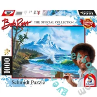 Schmidt 1000 db-os puzzle - Mountain by the Sea, Bob Ross (57537)