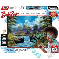Schmidt 1000 db-os puzzle - Waterfall on the Light, Bob Ross (57538)