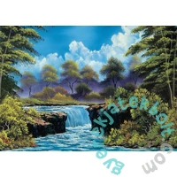Schmidt 1000 db-os puzzle - Waterfall on the Light, Bob Ross (57538)