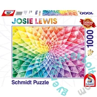 Schmidt 1000 db-os puzzle - Colourful flower, Josie Lewis (57577)