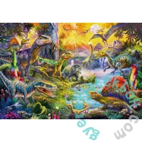 Schmidt 60 db-os puzzle - Dinosaurs figurákkal