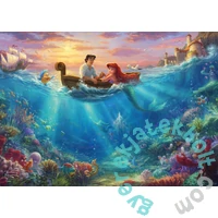 Schmidt 500 db-os puzzle fém dobozban - Disney - Arielle, Thomas Kinkade (59927)