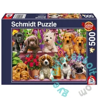 Schmidt 500 db-os puzzle - Dogs on a Shelf (58973)