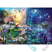 Schmidt 1000 db-os puzzle - Nightly dragon competition, Rose Cat Khan (57585)