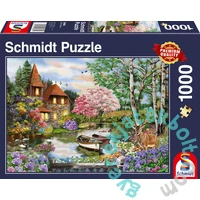 Schmidt 1000 db-os puzzle - House on the Lake (58985)