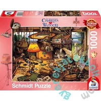Schmidt 1000 db-os puzzle - Max in The Adirondacks - Charles Wysocki (59994)