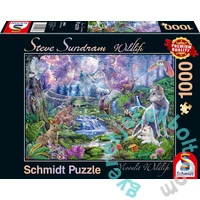 Schmidt 1000 db-os puzzle - Moonlit Wildlife (59963)