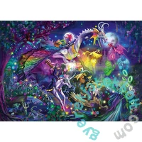 Schmidt 1000 db-os puzzle - Summer Night Circus, Rose Cat Khan (57586)
