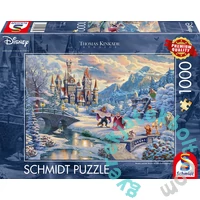 Schmidt 1000 db-os puzzle - Disney Beauty and the Beast‘s Winter Enchantment (59671)