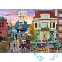 Schmidt 1000 db-os puzzle - Tall Ship in Harbour (58989)