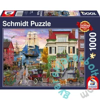 Schmidt 1000 db-os puzzle - Tall Ship in Harbour (58989)