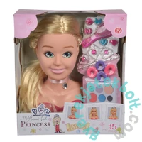 Simba Steffi Love Girl - Sminkelhető, fésülhető babafej - Hercegnő